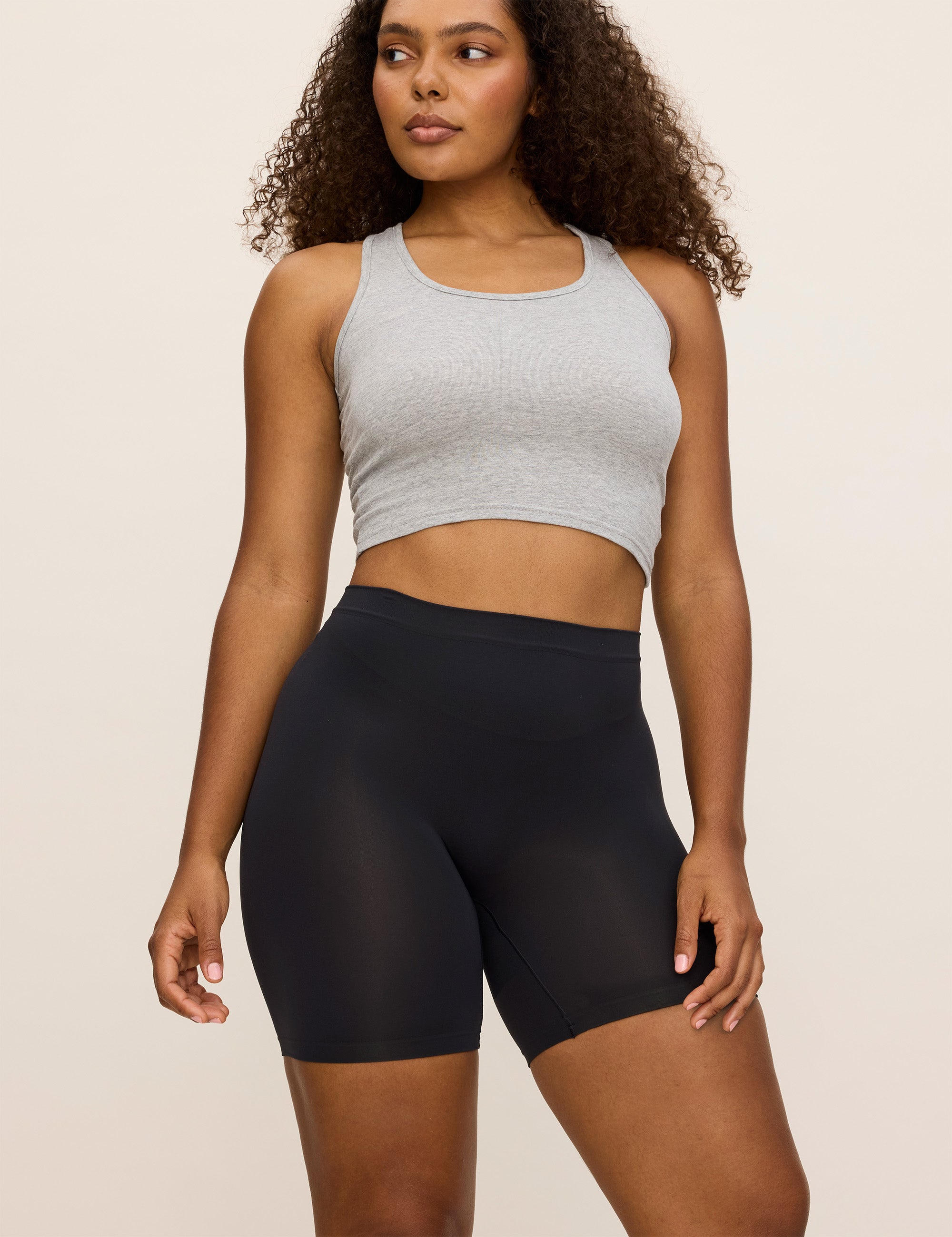 The Cooling Shorts - 5" - Black - Large/XL - Skin Cooling, Sheer | Thigh Society The Cooling Shorts - 5" - Black - Large/XL - Skin Cooling, Sheer | Thigh Society