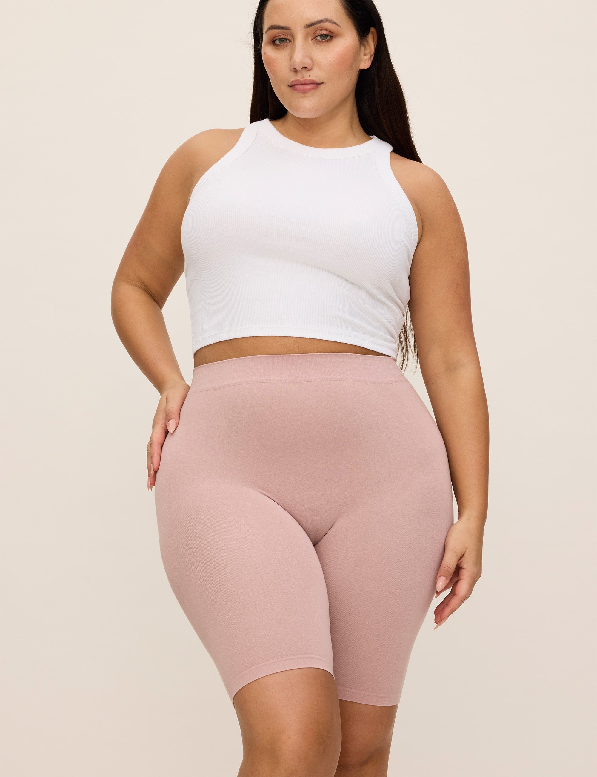 Natural Cotton Shorts Prevent Chafing 9 Sandstone Women – Thigh