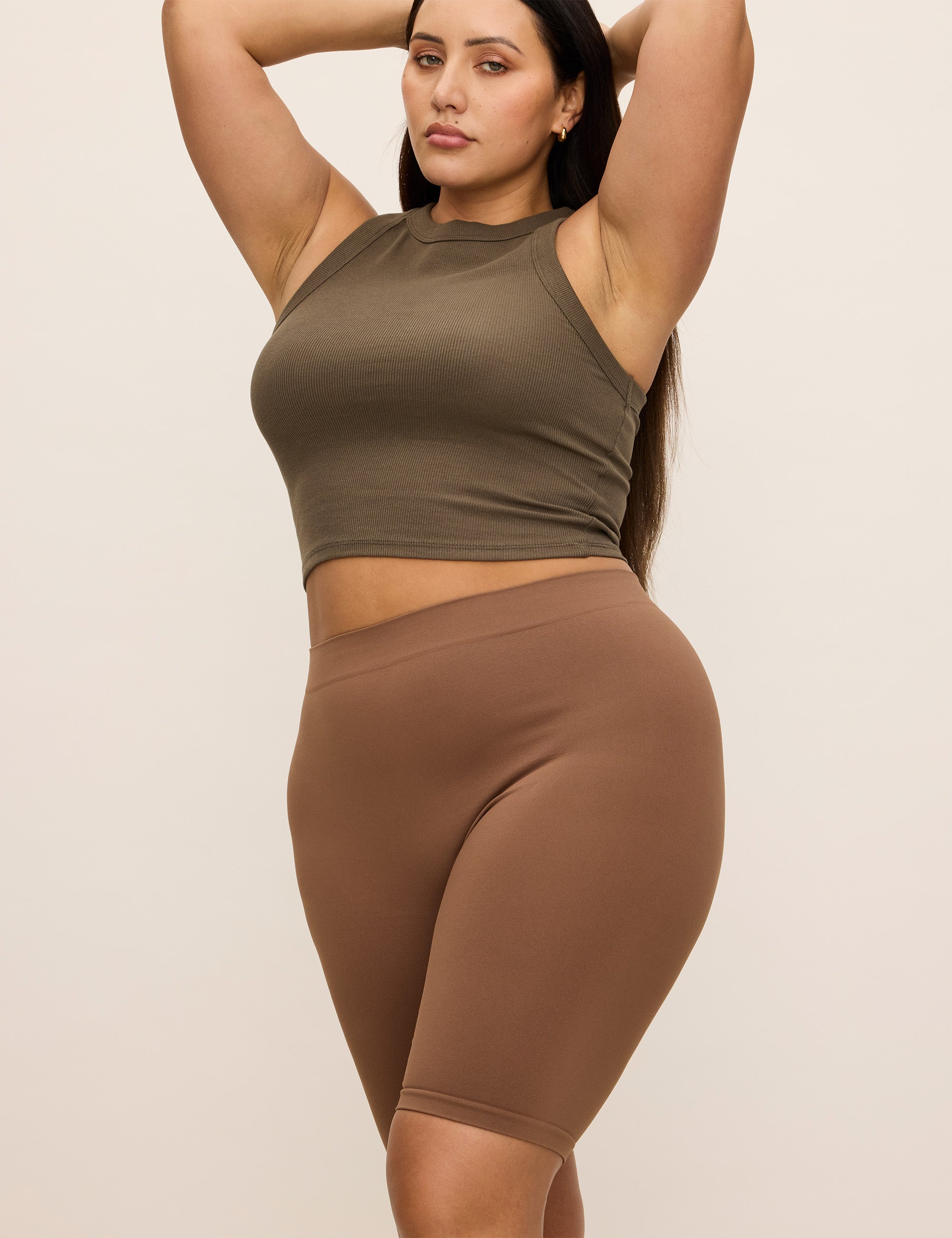 Original Anti-Chafe Shorts 9 inch Mocha Shorts for women – Thigh