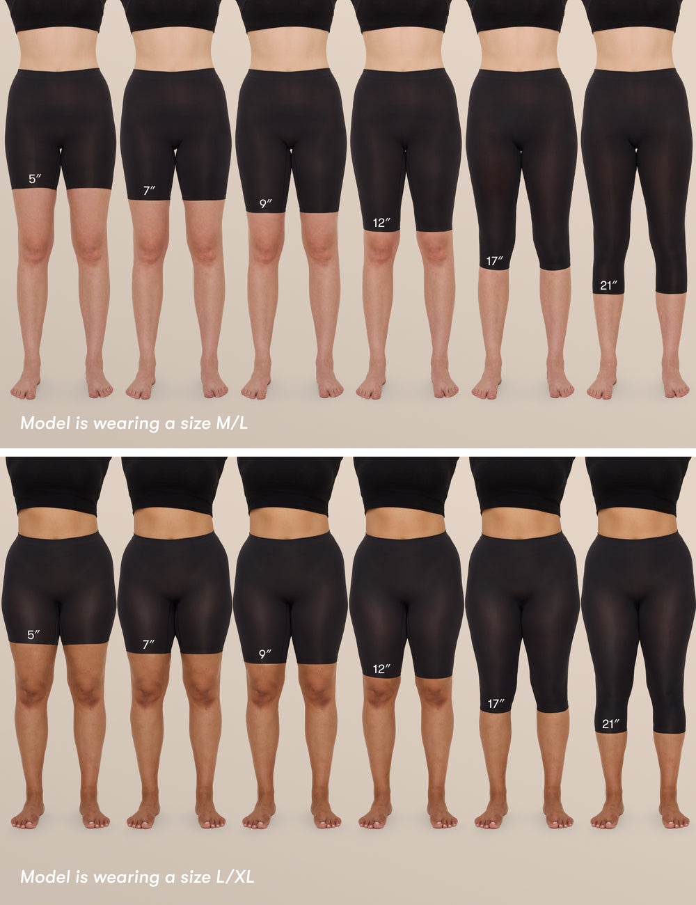 shorts to prevent chafing under dresses Signature Fusion Shortlette Slipshort 9"