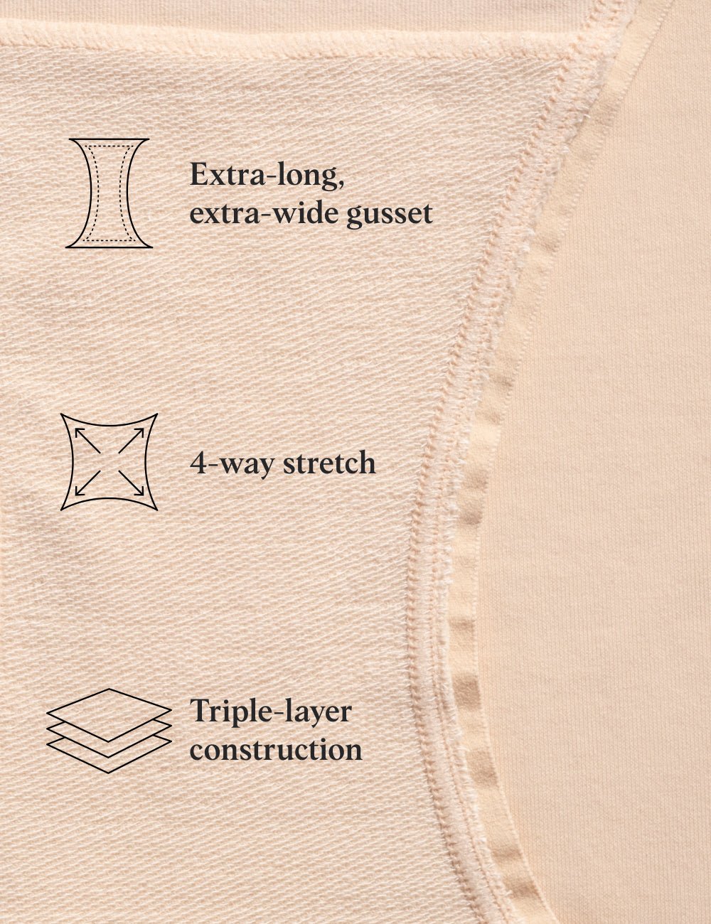 WhispAir Cooling™ Bikini Beige Thigh Society