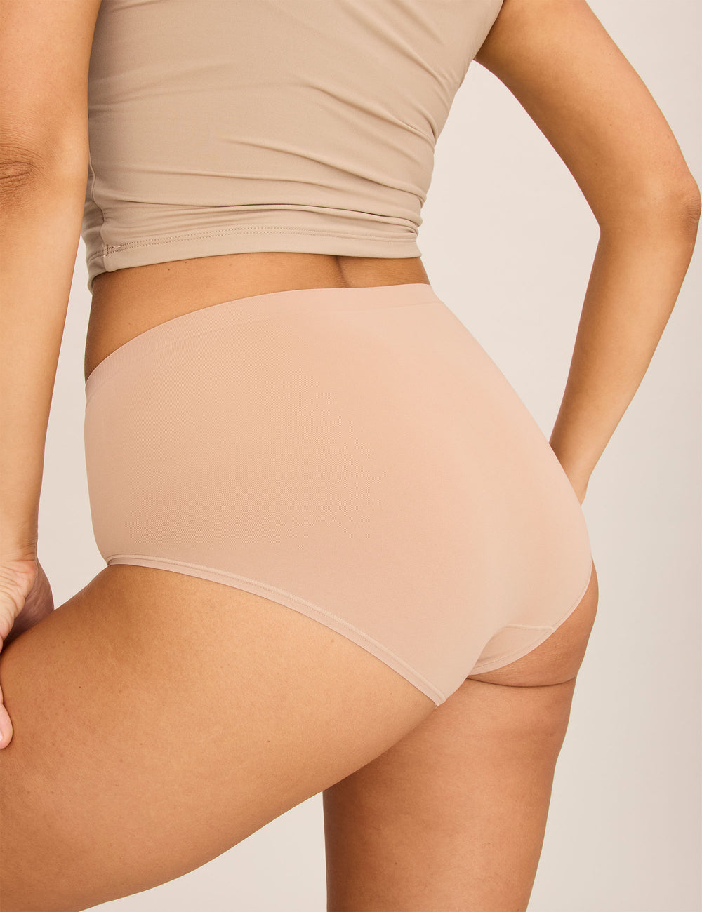 WhispAir Cooling™ Brief Almond Thigh Society