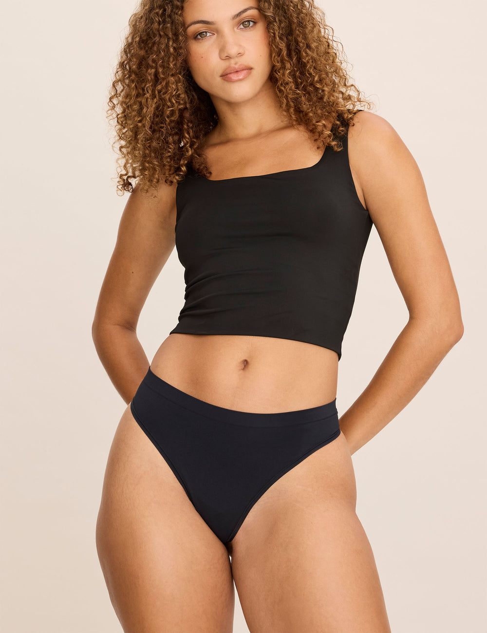 WhispAir Cooling™ Thong Black Thigh Society