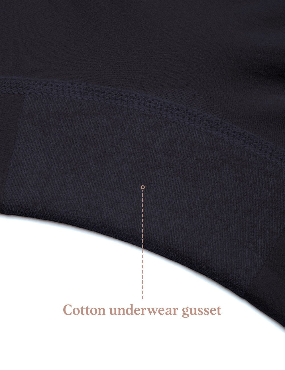 The Cotton 5" Black Thigh Society