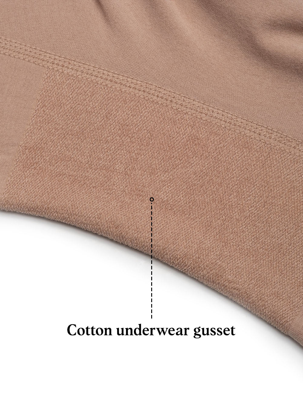 The Cotton 9" Almond Thigh Society